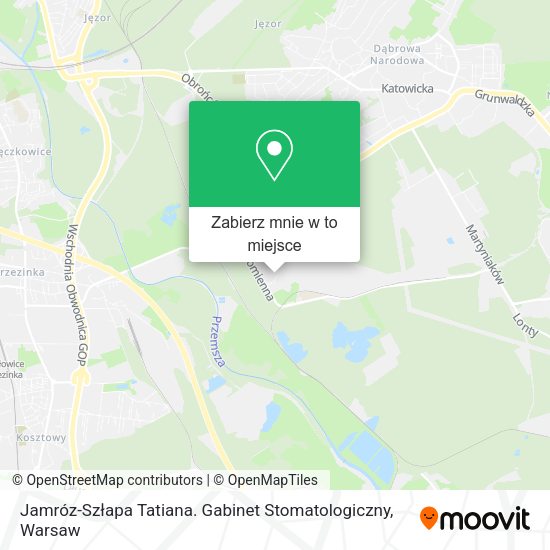 Mapa Jamróz-Szłapa Tatiana. Gabinet Stomatologiczny