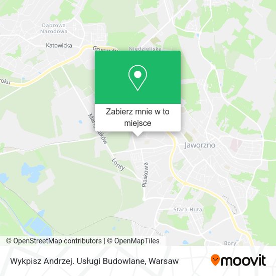 Mapa Wykpisz Andrzej. Usługi Budowlane