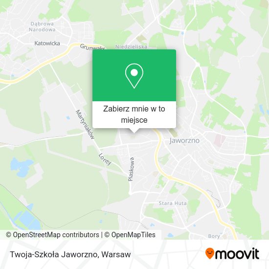 Mapa Twoja-Szkoła Jaworzno