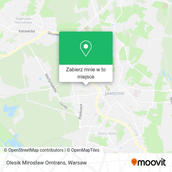 Mapa Olesik Mirosław Omtrans