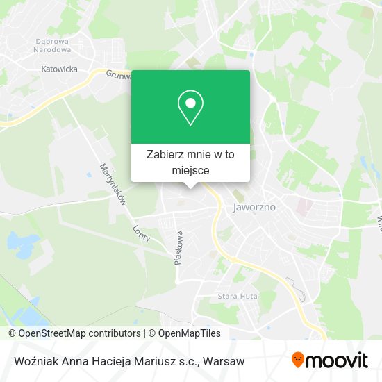 Mapa Woźniak Anna Hacieja Mariusz s.c.