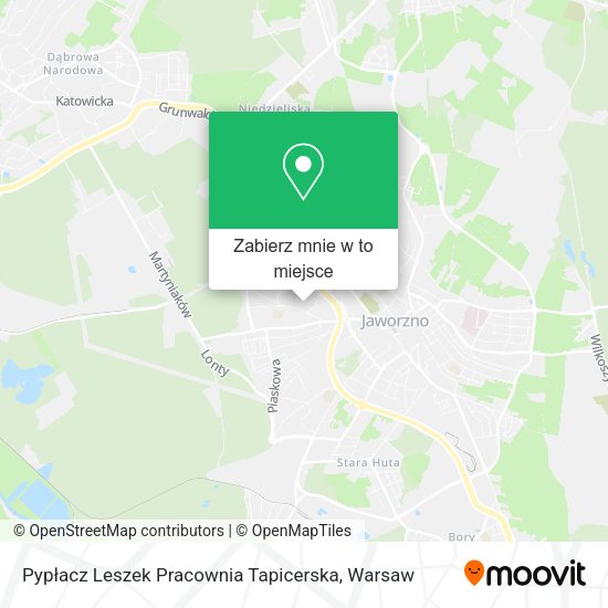 Mapa Pypłacz Leszek Pracownia Tapicerska