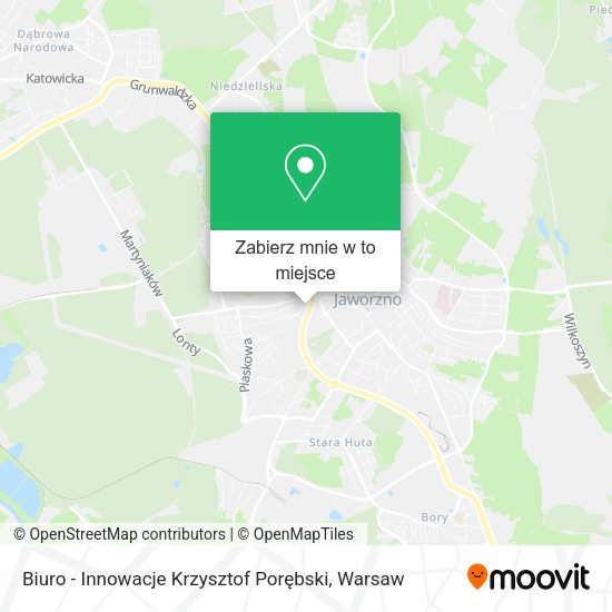 Mapa Biuro - Innowacje Krzysztof Porębski