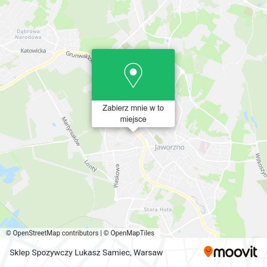 Mapa Sklep Spozywczy Lukasz Samiec