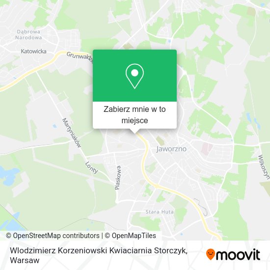 Mapa Wlodzimierz Korzeniowski Kwiaciarnia Storczyk