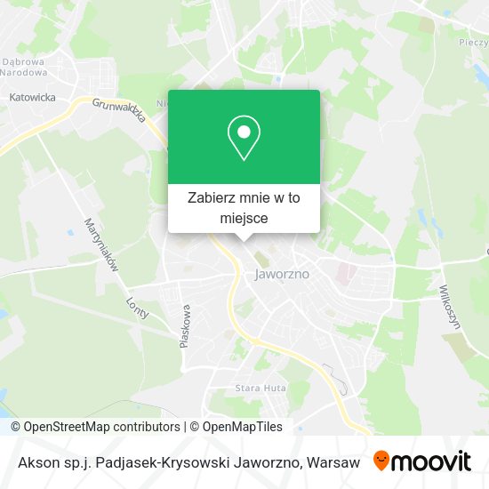 Mapa Akson sp.j. Padjasek-Krysowski Jaworzno