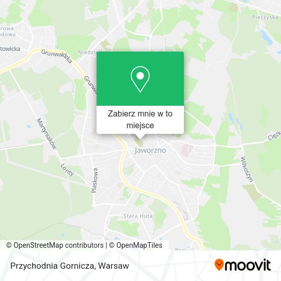 Mapa Przychodnia Gornicza