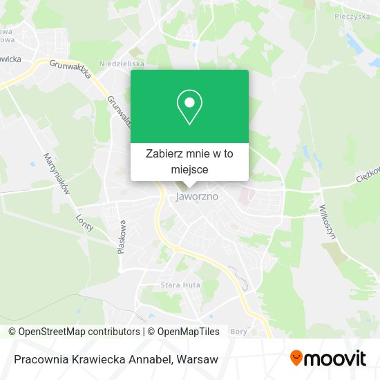 Mapa Pracownia Krawiecka Annabel