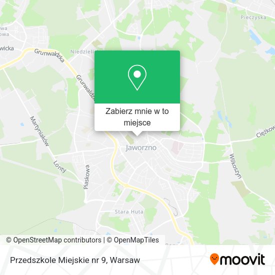 Mapa Przedszkole Miejskie nr 9