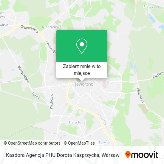 Mapa Kasdora Agencja PHU Dorota Kasprzycka