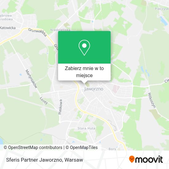 Mapa Sferis Partner Jaworzno