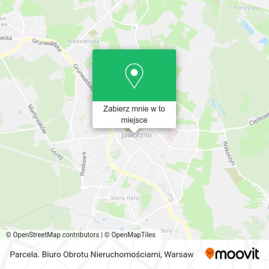 Mapa Parcela. Biuro Obrotu Nieruchomościami