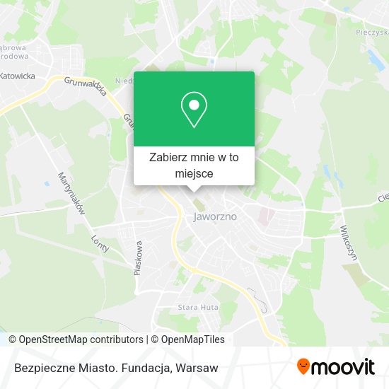 Mapa Bezpieczne Miasto. Fundacja