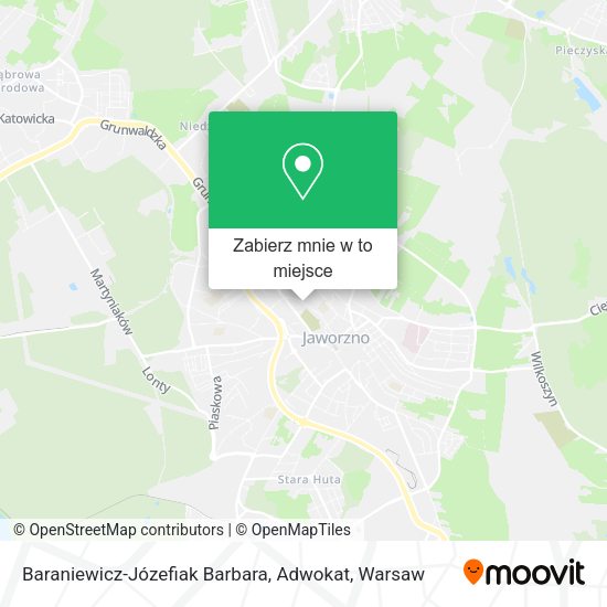 Mapa Baraniewicz-Józefiak Barbara, Adwokat