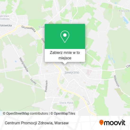 Mapa Centrum Promocji Zdrowia