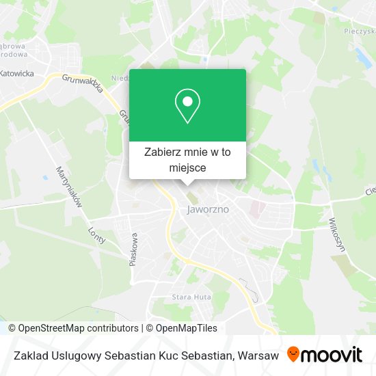 Mapa Zaklad Uslugowy Sebastian Kuc Sebastian