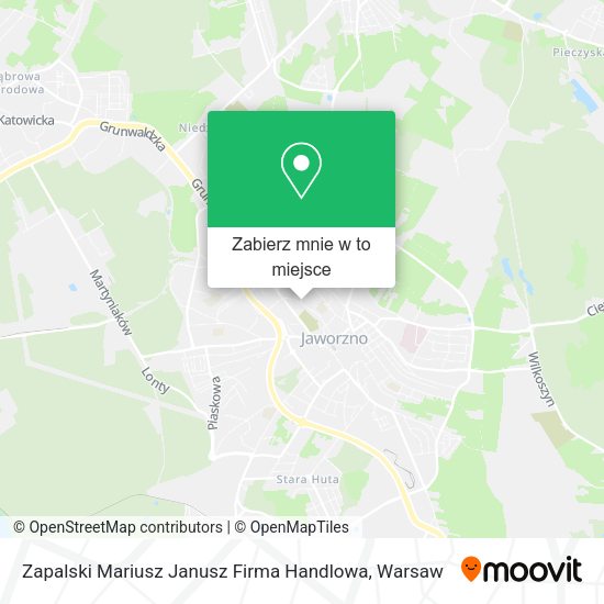 Mapa Zapalski Mariusz Janusz Firma Handlowa