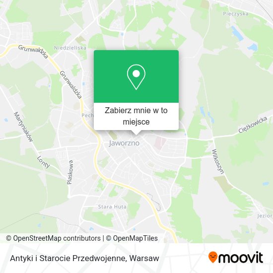 Mapa Antyki i Starocie Przedwojenne