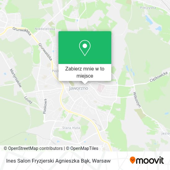 Mapa Ines Salon Fryzjerski Agnieszka Bąk