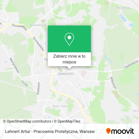 Mapa Lehnert Artur - Pracownia Protetyczna