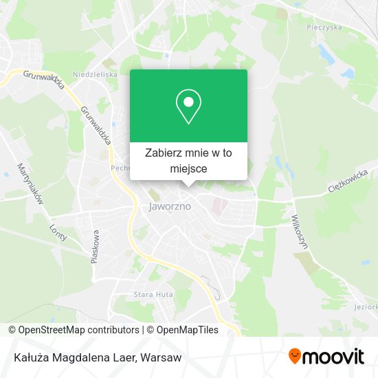 Mapa Kałuża Magdalena Laer