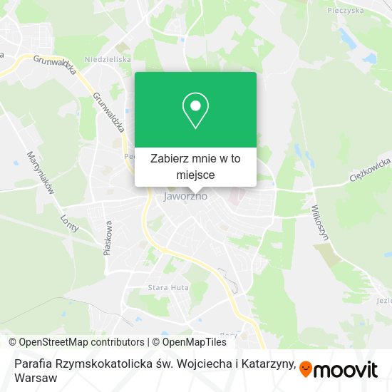 Mapa Parafia Rzymskokatolicka św. Wojciecha i Katarzyny