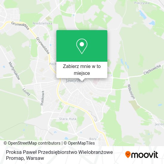 Mapa Proksa Paweł Przedsiębiorstwo Wielobranżowe Promap