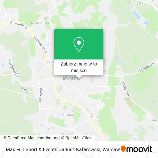 Mapa Max Fun Sport & Events Dariusz Kafarowski