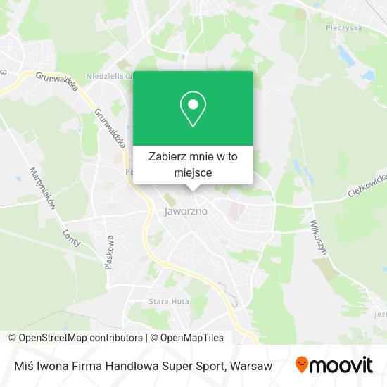 Mapa Miś Iwona Firma Handlowa Super Sport