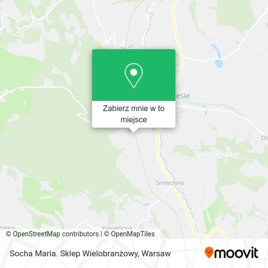 Mapa Socha Maria. Sklep Wielobranżowy