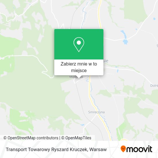 Mapa Transport Towarowy Ryszard Kruczek