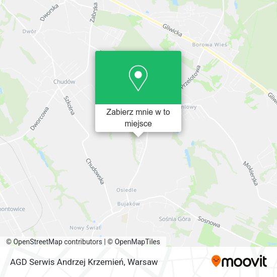 Mapa AGD Serwis Andrzej Krzemień