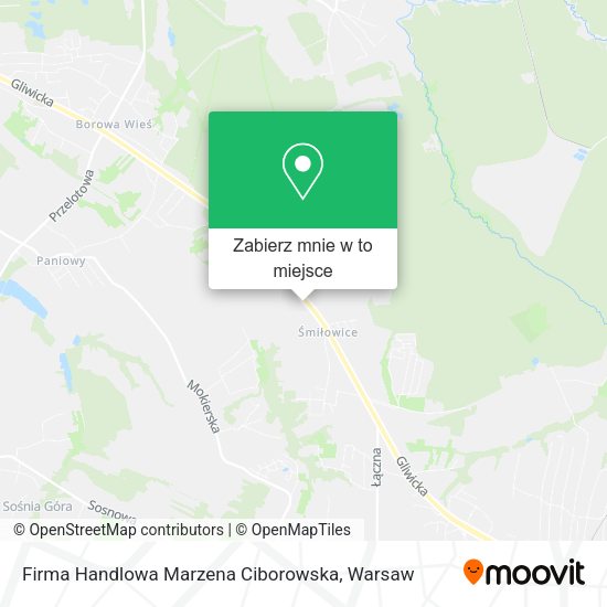 Mapa Firma Handlowa Marzena Ciborowska