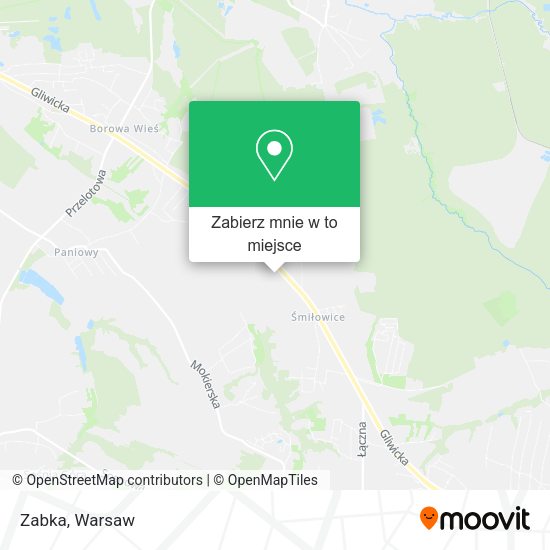 Mapa Zabka