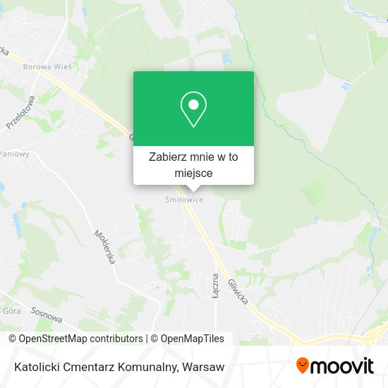 Mapa Katolicki Cmentarz Komunalny