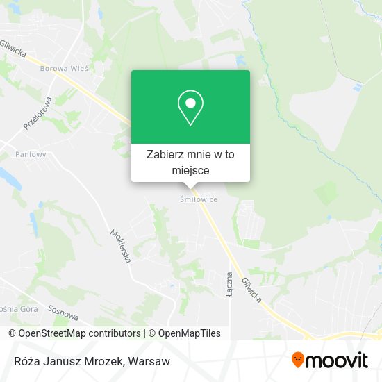 Mapa Róża Janusz Mrozek