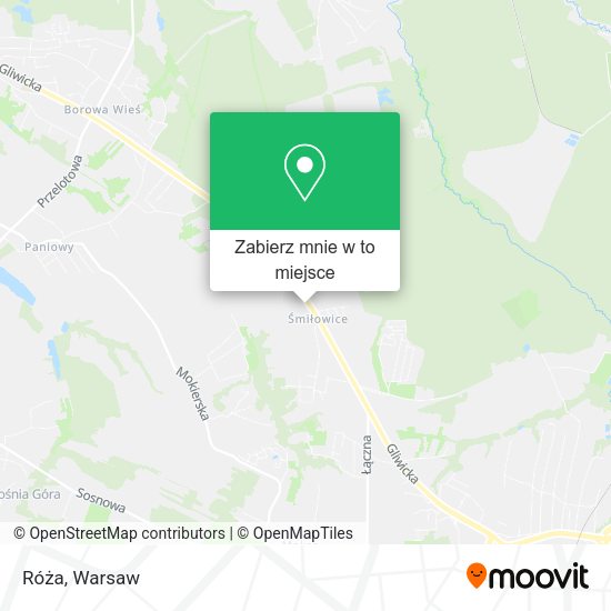 Mapa Róża