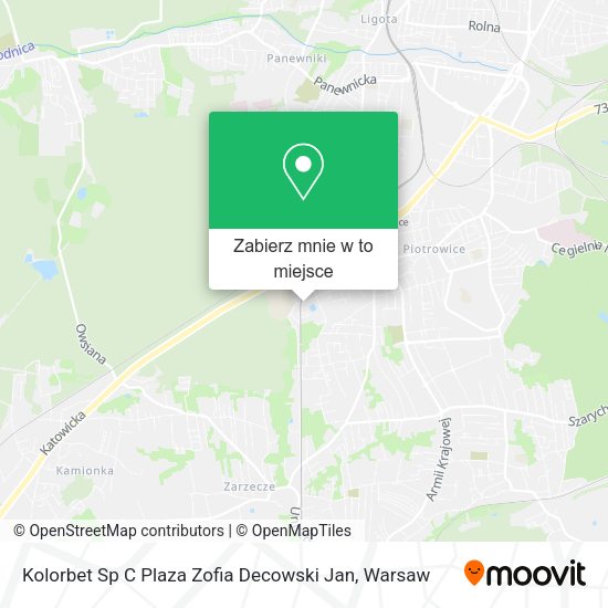 Mapa Kolorbet Sp C Plaza Zofia Decowski Jan