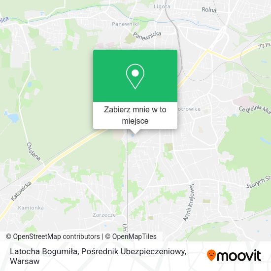 Mapa Latocha Bogumiła, Pośrednik Ubezpieczeniowy