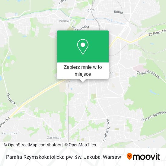 Mapa Parafia Rzymskokatolicka pw. św. Jakuba