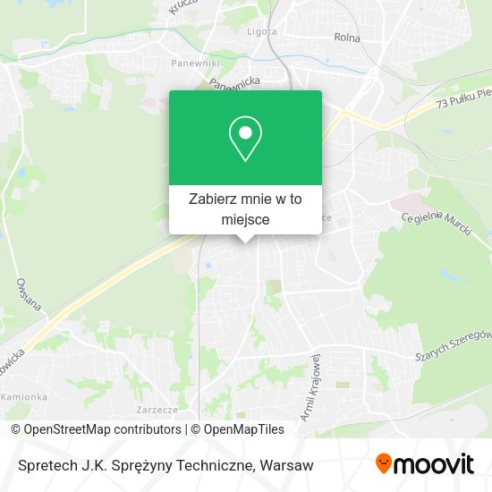 Mapa Spretech J.K. Sprężyny Techniczne