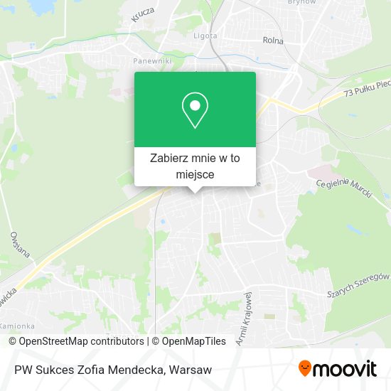 Mapa PW Sukces Zofia Mendecka