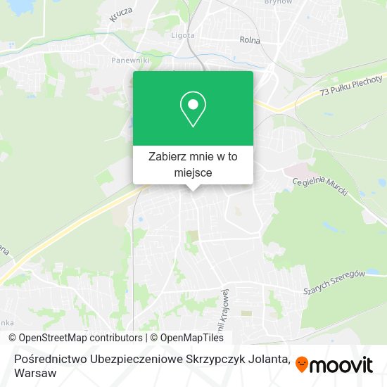 Mapa Pośrednictwo Ubezpieczeniowe Skrzypczyk Jolanta