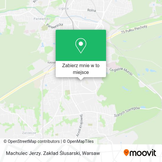 Mapa Machulec Jerzy. Zakład Ślusarski