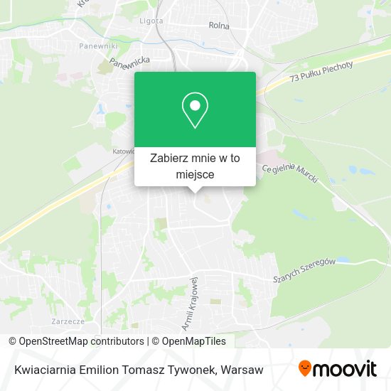 Mapa Kwiaciarnia Emilion Tomasz Tywonek