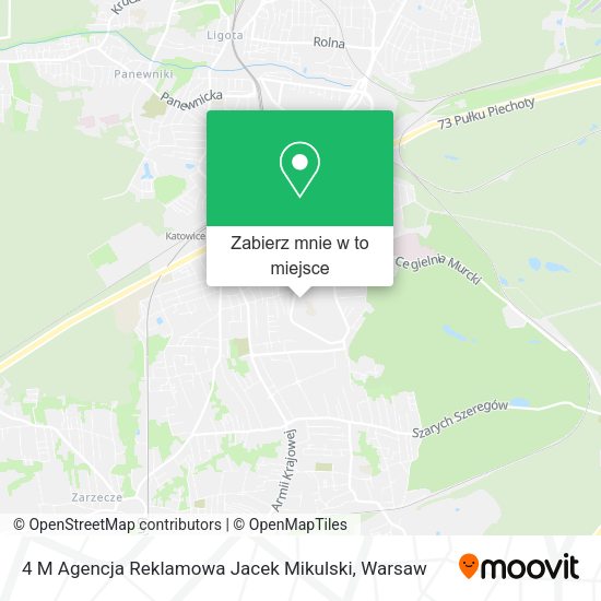 Mapa 4 M Agencja Reklamowa Jacek Mikulski