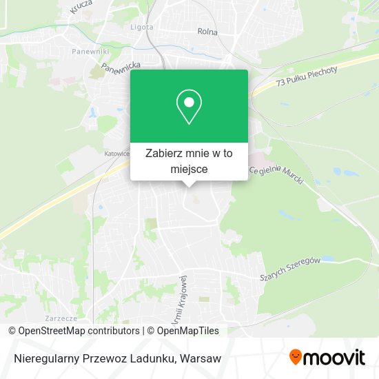 Mapa Nieregularny Przewoz Ladunku