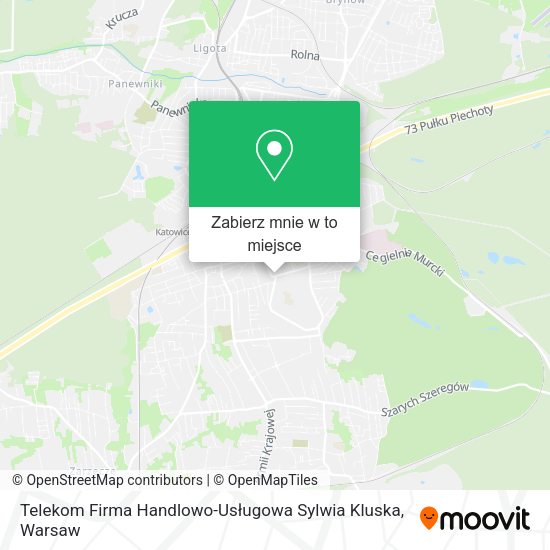 Mapa Telekom Firma Handlowo-Usługowa Sylwia Kluska