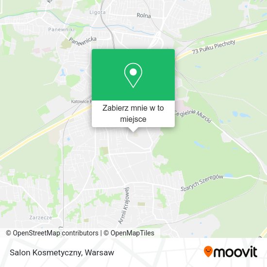 Mapa Salon Kosmetyczny