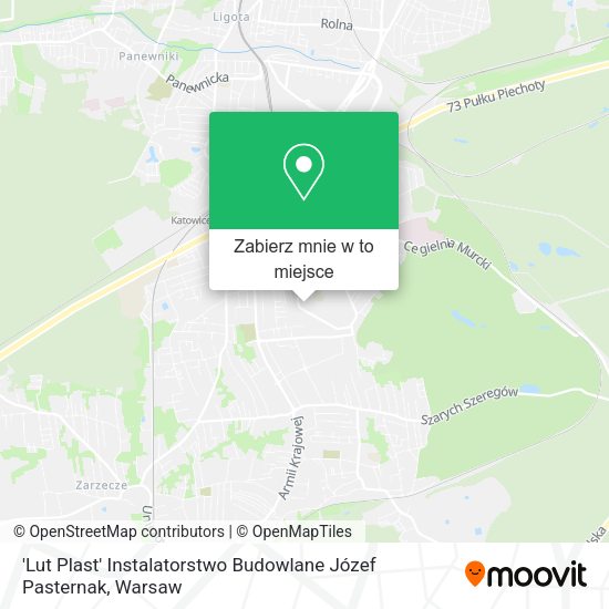 Mapa 'Lut Plast' Instalatorstwo Budowlane Józef Pasternak